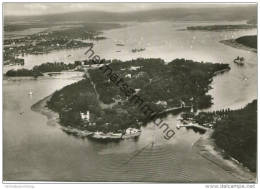 Berlin - Nikolskoe-Pfaueninsel - Fliegeraufnahme - Foto-AK Grossformat - Verlag Max O´Brien Berlin - Wannsee