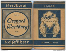 Eisenach Und Die Wartburg - 13. Auflage 1922 - 64 Seiten Plus Werbung - Mit Zwei Karten - Thüringen