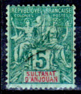 Anjouan-002- Emissione 1892-99 (o) Usato - Senza Difetti Occulti. - Used Stamps