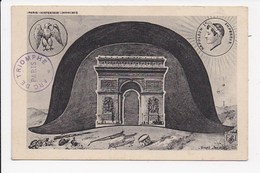 CPA ILLUSTRATEUR ORENS PARIS Historique Arc De Triomphe Empereur Napoleon - Orens