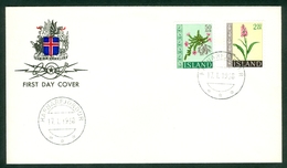 Iceland 1968 FDC Flora - Briefe U. Dokumente