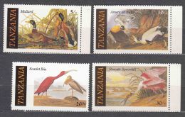 Tanzania 1986 Animals Birds Mi#315-318 Mint Never Hinged - Tanzania (1964-...)