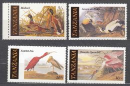 Tanzania 1986 Animals Birds Mi#315-318 Mint Never Hinged - Tanzanie (1964-...)
