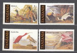 Tanzania 1986 Animals Birds Mi#315-318 Mint Never Hinged - Tanzania (1964-...)