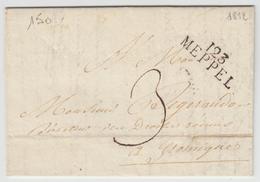 LAC 123 MEPPEL - 1812 - Pr Gromigues - Signé Pothion - TB - 1801-1848: Precursors XIX