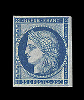 * N°4d - 25c Bleu - Réimpression - TB - 1849-1850 Ceres