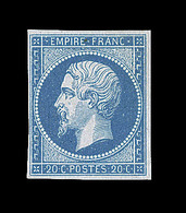 * N°14A - 20c Bleu - TB - 1853-1860 Napoléon III.