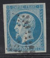 O N°14Ad - Bleu S/vert - TB - 1853-1860 Napoléon III.