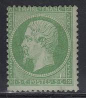 * N°20 - 5c Vert - TB - 1862 Napoléon III