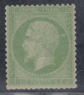 * N°20 - Centré - TB - 1862 Napoleon III