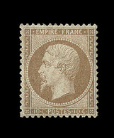 * N°21 - 10c Bsitre - TB Centrage - TB - 1862 Napoleone III