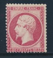 * N°24 - 80c Rose - TB - 1862 Napoleone III