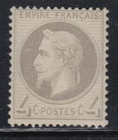 (**) N°27A - 4c Gris - TB - 1863-1870 Napoléon III Lauré