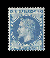 * N°29B - 20c Bleu - TB - 1863-1870 Napoléon III Lauré