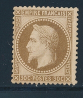 * N°30 - Signé Brun - TB - 1863-1870 Napoléon III Lauré