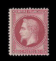 * N°32 - Rose Vif - Petite Trace - TB - 1863-1870 Napoleone III Con Gli Allori