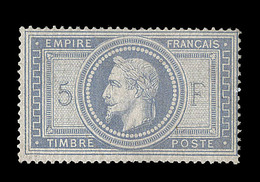 * N°33 - 5F Empire - Comme ** - Signé Brun - TB - 1863-1870 Napoleone III Con Gli Allori