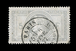 O N°33 - Obl. Càd T18 Paris - TB - 1863-1870 Napoleon III Gelauwerd