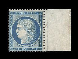 * N°37 - 20c Bleu - BDF - Signé Cérès - TB - 1870 Siège De Paris