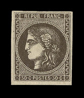 * N°47 - 30c Brun Foncé - TB - 1870 Ausgabe Bordeaux