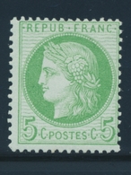 ** N°53 - 5c Vert Jaune - TB - 1871-1875 Ceres
