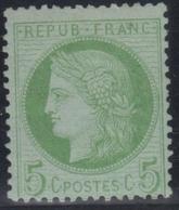 * N°53 - 50 Vert Jaune - TB - 1871-1875 Ceres