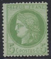 * N°53 - 5c Vert - TB - 1871-1875 Ceres