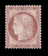 * N°57 - 80c Rose - Signé A. Brun - TB - 1871-1875 Ceres