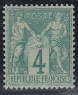 * N°63 - 4c Vert - TB - 1876-1878 Sage (Typ I)