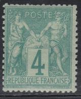 * N°63 - 4c Vert - TB - 1876-1878 Sage (Type I)