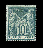 * N°65 - 10c Vert - TB - 1876-1878 Sage (Type I)