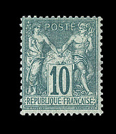 * N°65 - 10c Vert - TB - 1876-1878 Sage (Tipo I)