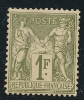 * N°72 - 1F Bronze - Comme ** - Bon Centrage - TB - 1876-1878 Sage (Typ I)