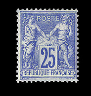* N°78 - 25c Outremer - Charn. Marquée - Sinon TB - 1876-1878 Sage (Type I)