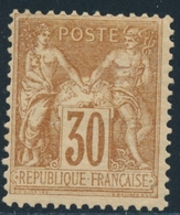 * N°80 - 30c Brun Jaune - TB - 1876-1878 Sage (Type I)