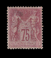 * N°81 - 75c Rose - Léger Clair - 1876-1878 Sage (Type I)