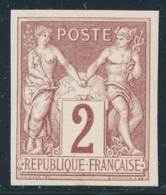 (*) N°85c - 2c Lilas Brun - Emission Des Régents - ND - Sans Teinte De Fond - TB - 1876-1878 Sage (Type I)