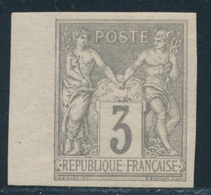 * N°87c - 3c Gris - ND - BDF - TB - 1876-1878 Sage (Type I)