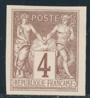 (*) N°88d - 4c Lilas Brun - Emission Des Régents - ND - Sans Teinte De Fond - TB - 1876-1878 Sage (Type I)