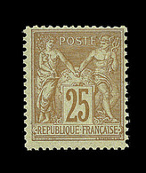 * N°92 - Charn. Légère - TB - 1876-1878 Sage (Type I)