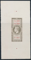 (*) N°33 - Type Fiscal - Ep. En Gris - Surch. 14000 à 15000 / 7F50c - TB - Unused Stamps