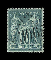 O N°76 - 10c Vert - Obl. GC 3068 - TB - Other & Unclassified