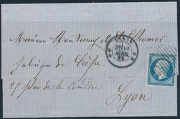 LAC N°14B - Obl. Cachet De Points - Càd 4 étoiles - Paris - Avril 1862 - N°3311 - Ind. 25 - TB - 1849-1876: Classic Period