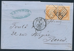 LAC N°23 (x2) - Obl GC 2040 - T15 LILLE - 05/09/66 - Dble Port - B/TB - 1849-1876: Classic Period