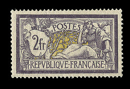 ** N°122 - 2F Violet Et Jaune - Signé A. Brun - TB - 1900-27 Merson