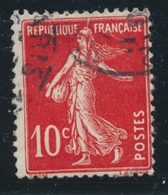 O N°138c - écarlate - TB - 1906-38 Semeuse Camée