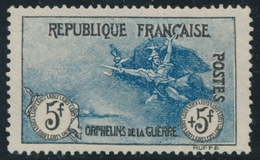 * N°155 - 5F+5F Orphelin - Signé Pasquet - TB - Unused Stamps