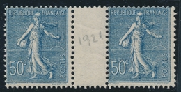 ** N°161 - Paire Avec Interpanneau - Année 1921 - TB - Neufs