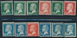 ** N°170/81 -  Quelques Centrages Moyens - Sinon TB - Unused Stamps