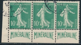 O N°188A - Bde De 3 - Minéraline - Rare En Bde - Cachet De Complaisance - TB - Neufs